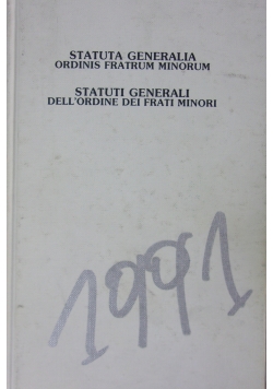 Statuta Generalia Ordinis Fratrum Minorum