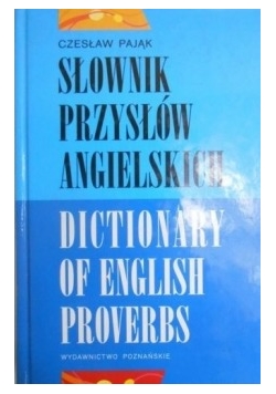 Słownik przysłów angielskich