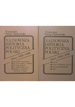 Najnowsza historia polityczna Polski 1939 - 1945, 2 tomy