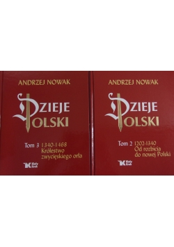 Dzieje polski, zestaw 2 książek