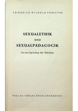 Sexualethik und Sexualpadagogik