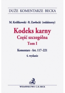 Kodeks karny. Część szczególna T.1