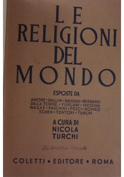 Le Religioni Del Mondo, 1946 r.