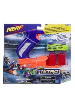 NERF Nitro Throttleshot granatowa
