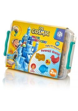 Piasek kinetyczny Dr Cosmic ciemny róż 500g