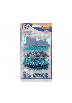 Cekiny mix Lazurowy topaz ASTRA