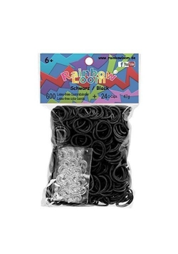 Żelowo czarne Gumki Rainbow Loom &reg;