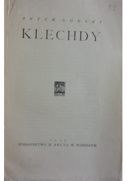 Klechdy, 1925 r.
