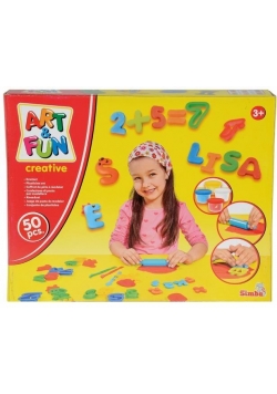 Art & Fun Masa plastyczna - Literki Cyferki