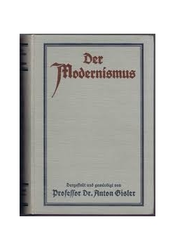 Der Modernismus, 1913