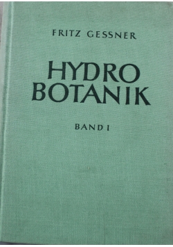 Hydrobotanik Band I