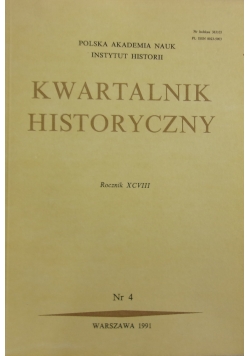 Kwartalnik historyczny ,numer 4