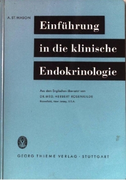 Einfuhrung in die klinische Endokrinologie