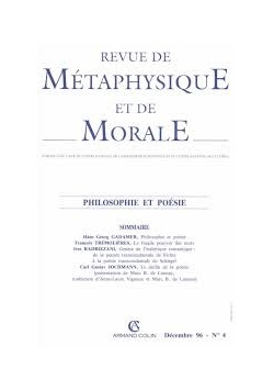 Revue de Metaphysique et de Morale
