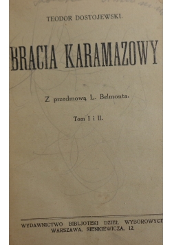 Bracia Karamazowy, 1927 r.