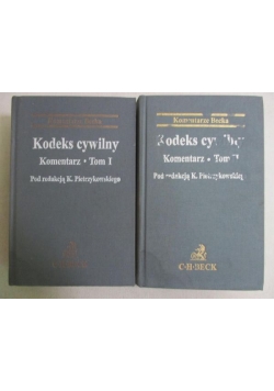 Kodeks cywilny, Tom I i II