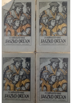 Jaszko Orfan, 1929r. Zestaw 4 Książek