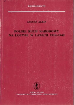 Polski ruch narodowy na Łotwie w latach 1919