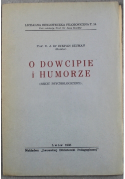 O dowcipie i humorze 1938 r.
