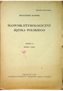 Słownik etymologiczny języka polskiego