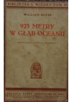 923 metry w głąb oceanu, 1935r.