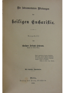 Heiligen Eucharistie , 1886r.