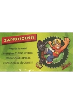 Zaproszenia Young Chłopiec wzór nr 05 10 sztuk
