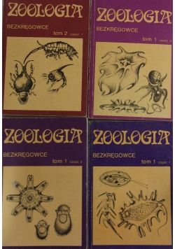 Zoologia bezkręgowce. Zestaw 4 książek