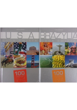 Brazylia.USA- Cuda świata. 100 kultowych rzeczy, zjawisk, miejsc, 2 książki