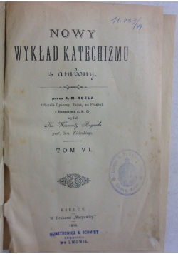 Nowy wykład katechizmu z ambony 1904 r.