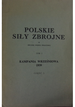 Polskie siły zbrojne. Tom I, część 3
