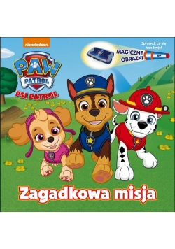 Psi Patrol.  Książka twardostronicowa z latarką. Zagadkowa misja