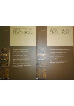 Zeszyty prawnicze, 2 zeszyty