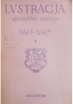 Lustacja województwa ruskiego
