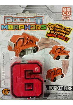Pocket Morphers. Figurka transformująca. Cyfra 6