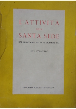 L'Attivita Della Santa Sede, 1946 r.