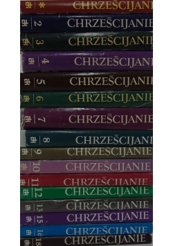 Chrześcijanie T. I-XIII, XV-XVIII, zestaw 17 książek