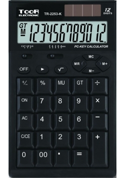 Kalkulator biurowy TOOR TR-2253K 12 pozycji