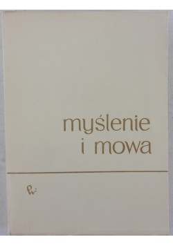 Myślenie i mowa