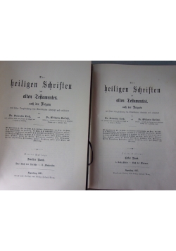 Heiligen Schriften, 2 tomy , 1885r.