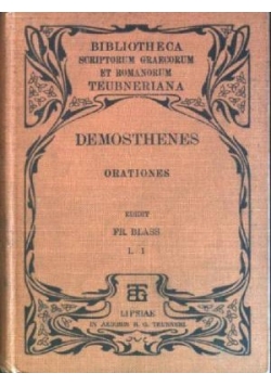 Demosthenes Orationes,1908r.