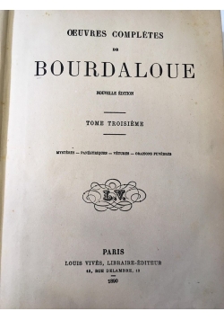 Oeuvres completes de Boudaloue, 1890 r.