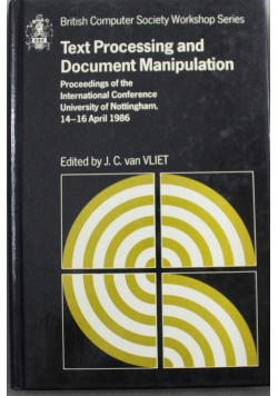 Test Processing and Document Manipulation