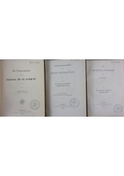 Die Prapositionen ,TomI-III,1882r.