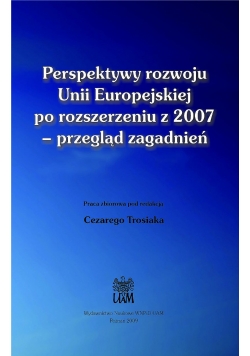 Perspektywy rozwoju Unii Europejskiej