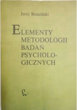 Elementy metodologii badań psychologicznych