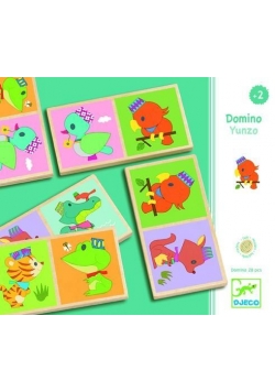 Gra drewniana domino - Yunzo