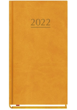 Terminarz 2022 Kieszonkowy Pomarańczowy T-231V-P