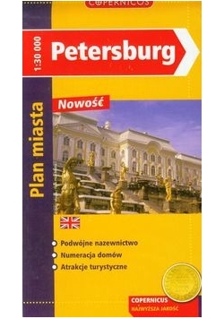 Petersburg plan miasta 1:30 000