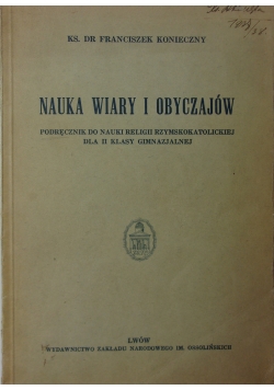 Nauka wiary  i obyczajów , 1937 r.